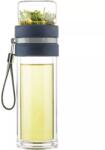 Style de Vie T-BOTTLE Sticlă de ceai, denim albastru, Înălțime: 265 mm, Ø: 90 mm, Conținut 0, 30 litri