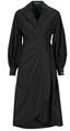 KARL LAGERFELD Hosszú ruhák WRAP SHIRT DRESS Fekete DE 36