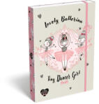 LIZZY Füzetbox, A4, LIZZYSULI, "Tiny Dancer, Lovely Ballerina (TICLFBTDA4) - tintasziget