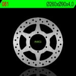 NG Brake Disc Féktárcsa Első Derbi Gpr 50 97-03, Senda 50 X-treme 16-18 (260X9