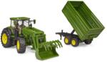 BRUDER Bruder 3155 john deere 7r 350 / Трактор с ремарке и челен товарач (br 3155)