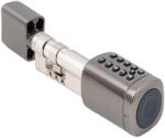  Intelligens cilinder zár - 70 mm ajtóhoz - AIRBNB - fekete 918-S6-F(TUYA)-46-bk