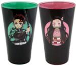 Heo Demon Slayer ivópohár 2 db-os csomag Tanjiro és Nezuko 473 ml (JFNK-DEMONEU-GS2-36335)