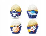 PartyPal Muffin papírkosarak Kosmosz 8 db (129883)