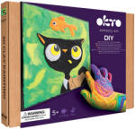 OKTO Sensory Art Kids Gyurmázz számok szerint - Fekete cica 29x29 cm