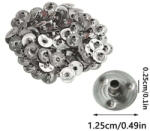  100 db fém kanóc talp - 1.25 cm átmérő