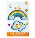 Decora Szivárvány és felhő forma 2 db (DEC-0255077)