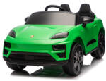 Macan Masinuta electrica pentru copii, Porsche Macan, 140W 12V, roti EVA, scaun tapitat, echipata premium, verde