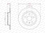 FERODO Disc frana FERODO DDF3355C (DDF3355C) - fixbox