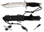 BSH Adventure Bsh 318 Nagy Teljesítményű Rambo Taktikai Kés Harci Feladatokhoz 31cm-ES Tokkal (N318)