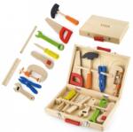 Viga Toys Игрален комплект Viga - Куфар с дървени инструменти (50387) - baby