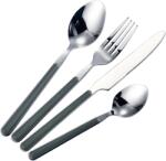Swiss Haus Set tacamuri 24 piese Swiss Haus-Geneva, otel inoxidabil, gri (SH-CTS24G) Tacam