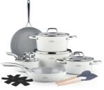 Swiss Haus Set oale 14 piese Swiss Haus-Geneva, aluminiu, 16 20 24 28 cm, crem (SH-CC4014CR)