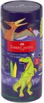 Faber-Castell Carioci cu clip 20 culori FABER-CASTELL Connector Dinozauri (FC155546)