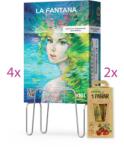 La Fantana Pachet Bag-in-box (4 X 10) Sirop - 40 Litri Apă Plată De Izvor, Suport Gratuit La Prima Comandă + 2 Cutii Sirop Laurul