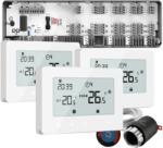Quicksmart Kit Automatizare Încălzire în Pardoseală, 3 Zone cu fir, Controller Q10, 3 Termostate Q10, 6 actuatoare NC, Alb - Kit Standard- set Actuator inclus