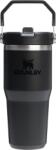 STANLEY Cana termica Iceflow Black cu maner si pai, 410 ml (10-12045-0113)