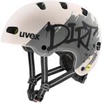 uvex Детска каска за велосипед Uvex Kid 4 Style Mips Bike helmet - Dirt Warm Grey Matt - размер 51-55 cm (851-1955-0211)