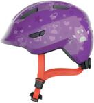 ABUS Детска каска за велосипед ABUS Kid's Smiley 3.0 Bike helmet - Purpletar - размер S 45-50 cm (851-1165-0911)