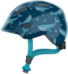 ABUS Детска каска за велосипед Abus Kid's Smiley 3.0 Bike helmet - Blue Whale - размер S 45-50 cm (851-1165-0211)