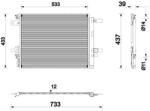 MAHLE Condensator, climatizare MAHLE BEHR *** PREMIUM LINE *** AC 1250 000P (AC 1250 000P)