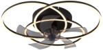 GLOBO 03645 - Ventilator de tavan cu LED ALIA, reglabil, 40W/230V, 3000-6500K, negru + telecomandă (GL8892)
