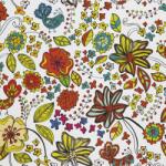 Heko Panels Textil anyag, Színes virágok, Poliészter 100%, 210g/pm, Méret: 100cm x 155cm, DX392 (DX392)
