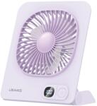 USAMS ZB363 mágneses asztali ventilátor lila