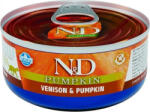 N&D Pumpkin Cat konzerv szarvas & sütőtök 80 g KARTON - 12 db