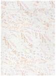 Bimbidreams Бебешки чаршаф с ластик Bimbidreams - NIZA, 60 x 120 cm, White/Purple (8499000702519) - ozone