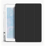 XPRO Xprotector XPRO Smart Book tok pencil tartóval és teljesen átlátszó szilikon hátlappal fekete Apple Ipad 10, 9" (2022) 10. generációs készülékhez