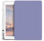 XPRO Xprotector XPRO Smart Book tok pencil tartóval és teljesen átlátszó szilikon hátlappal lila Apple Ipad 10, 2" 2019 készülékhez