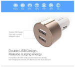 Nillkin Vigor Dual USB autós töltő arany