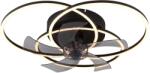 GLOBO 03645 - димируем LED таванен вентилатор ALIA LED/40W/230V 3000-6500K черен+ДУ (GL8892)
