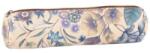 OXFORD Penar Tip Etui, Rotund, Oxford, Piele Naturala, Motiv Floral, Bej/Albastru (HRZ-400165559) Penar