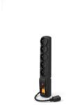 PremiumCord Acar F5 IEC 3m 5z, 10A, negru ppacarf5-3iec