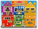 Spin Master Set de joacă Melissa & Doug Placa din lemn cu zavoare 3 Ani+ (681147006140)