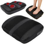 VERK GROUP Elektromos Shiatsu lábmasszírozó fűtő funkcióval, fekete (24434)