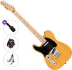 Squier Affinity Series Telecaster LH MN BPG Basic SET Butterscotch Blonde Chitară electrică