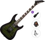 Jackson JS Series Dinky Arch Top JS32Q DKA HT AH Basic SET Transparent Green Burst Chitară electrică