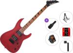Jackson JS Series Dinky Arch Top JS24 DKAM Caramelized MN Standard SET Red Stain Chitară electrică
