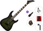 Jackson JS Series Dinky Arch Top JS32Q DKA HT AH Standard SET Transparent Green Burst Chitară electrică