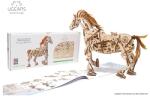 UGears Horse-Mechanoid mechanikus fa 3D puzzle ló 410 db-os (120884) (120884)