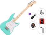 Squier Mini Stratocaster MN Standard SET Sea Foam Green Chitară electrică