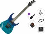 Ibanez GRG120QASPBGD Premium SET Blue Gradation Chitară electrică