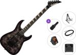 Jackson JS Series Dinky JS32 AH Premium SET Negru transparent Chitară electrică