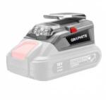 Graphite 18V Li-lon Energy+ Rechargeable Flashlight with USB Output 58G025