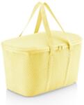 Reisenthel COOLERBAG sárga apró rombusz mintás , kosárba is tehető hűtőtáska UH2036