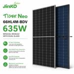 Jinko Solar Panou Fotovoltaic Jinko 635W Tiger Neo 635W Bifacial TOPCon N-Type Double Glass - JKM635N-66HL4M-BDV (JKM635N-66HL4M-BDV)