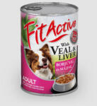 FitActive konzerv Adult - nedveseledel (borjú+máj) felnőtt kutyák részére (1250g) (318455)